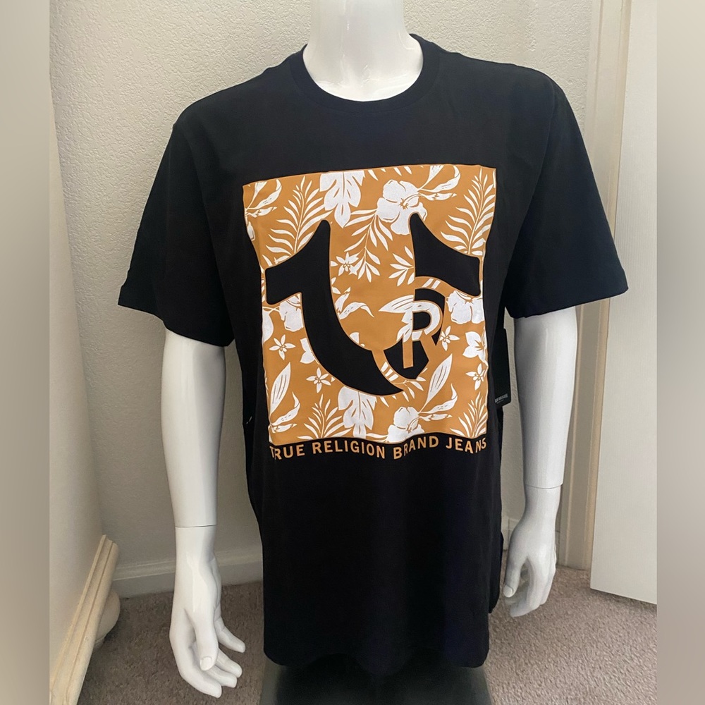 True Religion Men’s Horseshoe Logo Tee Shirt XXL
